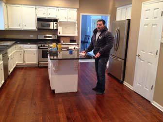 Chicago Hardwood Flooring | Luciano's Hardwood Flooring Finished Kitchen